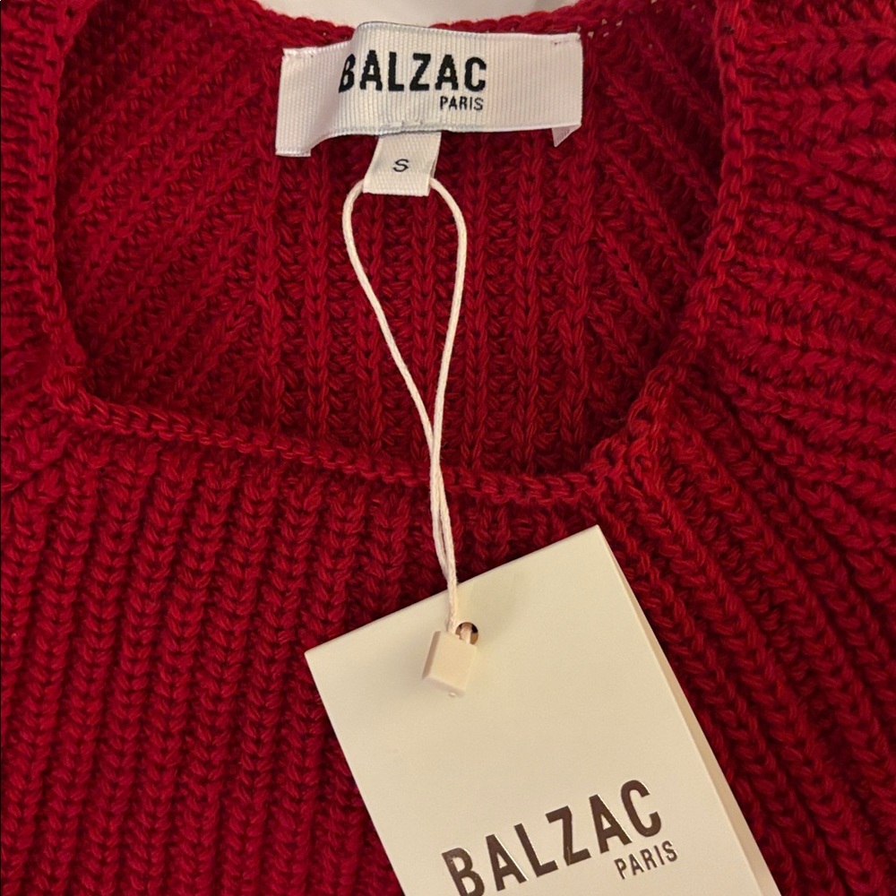 🇫🇷Balzac Paris Red Sweater - Picture 6 of 6